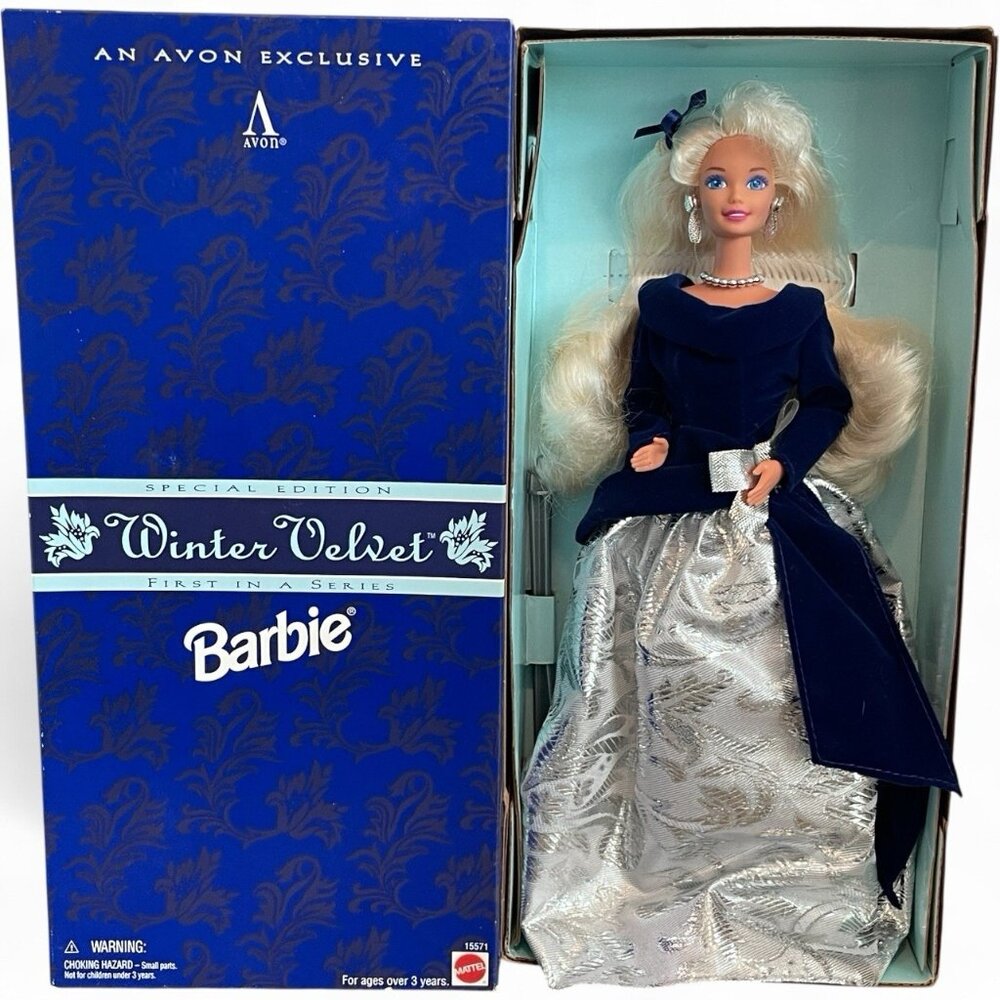 Mattel Barbie Doll Winter Velvet Special Edition 1995 First In A Series NRFB - Picture 4 of 8